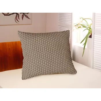 Povlečení Povlak na polštář Malaga, hnědý, 2 ks 679146