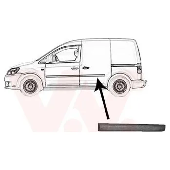 Lišta karosérie Ozdobná / ochranná lišta, dveře AGB 95750041