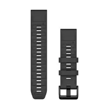 Chytré hodinky Výměnný pásek pro hodinky GARMIN QuickFit 22 mm Band Graphite Sil