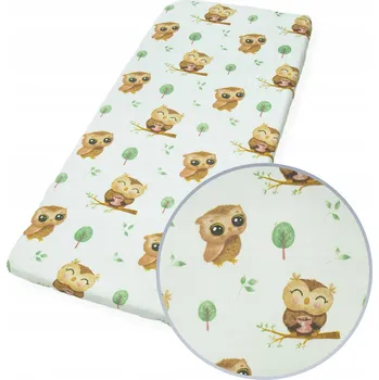 Prostěradlo PROSTĚRADLO DO KOLÉBKY 90x40 cm BAVLNA Kerstin