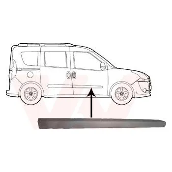 Lišta karosérie Ozdobná / ochranná lišta, dveře AGB 30420032