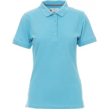 Payperwear Dámská polokošile Venice se žebrovaným límečkem a manžety Barva: modrá atolová, Velikost: XXL