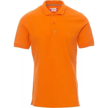 Pánské tričko Payperwear Polokošile Venice se 3 barevnými knoflíky Barva: Oranžová, Velikost: 5XL