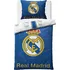 Povlečení Carbotex FC Real Madrid bavlna modré/bílé 140 x 200, 70 x 90 cm zipový uzávěr