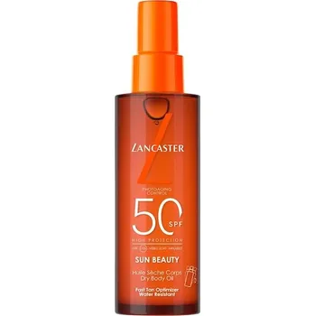 Opalování Lancaster Slunecni-pece Sun-BeautySuchý tělový olej Sun Beauty SPF50 150 ml (5 793,00 Kč / 1 l)