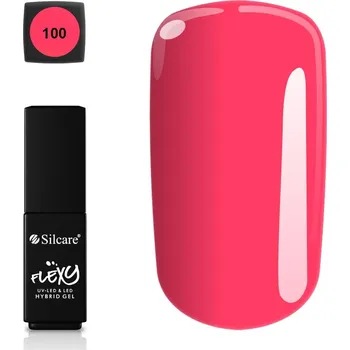 Přípravek na nehty Hybridní lak Flexy 100 4,5g červený na nehty bez TPO, UV