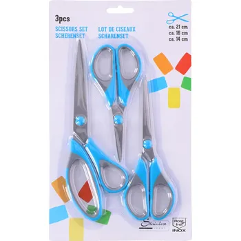 Kancelářské nůžky Školní nůžky Inox 1 cm