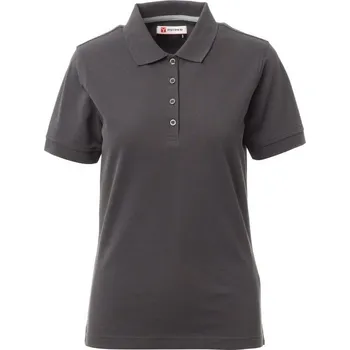 Payperwear Dámská polokošile Venice se žebrovaným límečkem a manžety Barva: Antracitová, Velikost: S