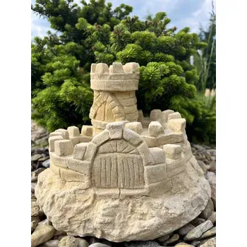 Zahradní dekorace ZahradniDekorace dekorace na zahradu - Malý Hrad, výška 20 cm, 6,5 kg