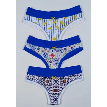 Kalhotky DÁMSKÉ BRAZILKY LOVELYGIRL 6621D XL Mix