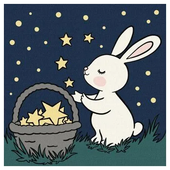 Set školních potřeb Malowanie po numerach - Łapacz gwiazd Kids