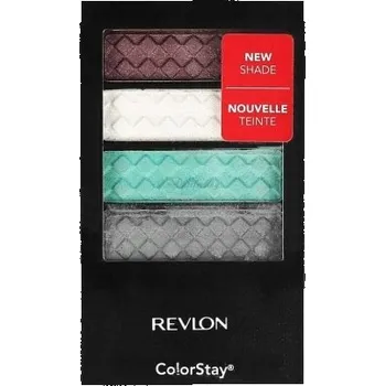 Oční stíny REVLON Oční stíny 4 COLORSTAY 21 SILVER FOX 4,8G