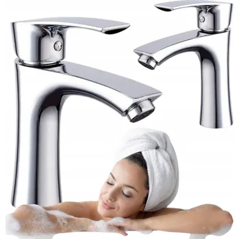 Vodovodní baterie Stojánková umyvadlová baterie Silla Exodo, stříbrná