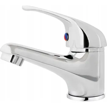 Vodovodní baterie Stojánková umyvadlová baterie Deante Asti, stříbrná