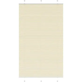 Roleta VidaXL Roleta plisé krémová 115 x 200 cm Šířka tkaniny 114,4 cm