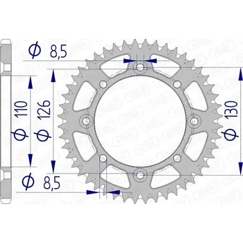 Nářadí na motocykly Hliníkové samočisticí zadní kolo AFAM Ultra-Light 17107420 17107+47