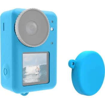 Příslušenství pro videokameru PULUZ 109259 PULUZ Silikonový obal pro akční kameru DJI Osmo Action 5 Pro / Osmo Action 4 / Osmo Action 3 modrý