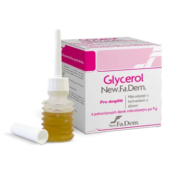 Klystýr New Fa.Dem Glycerol mikroklystýr s heřmánkem a slézem pro dospělé 6x 9 g