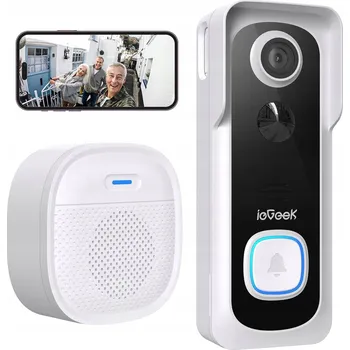 IP kamera 2K WIFI VIDEOZVONEK 2,4 GHz KAMERA FULL HD DOMÁCÍ TELEFON SMART Video 1296p PIR