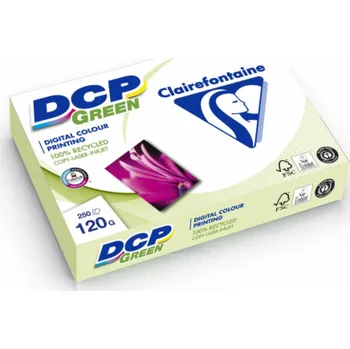 Cizojazyčná kniha Clairefontaine DCP Green 120 g A 4 Recycled Paper 250 Sheets