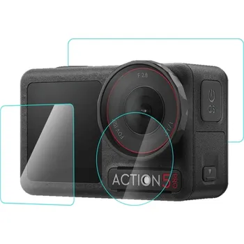 Příslušenství pro videokameru PULUZ 109260 PULUZ 3v1 Sada ochranných skel pro DJI Osmo Action 5 Pro