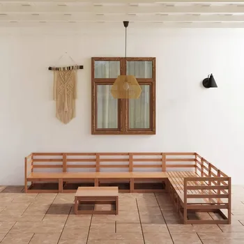 Zahradní nábytek z dřeva VidaXL, hnědý, 1 ks