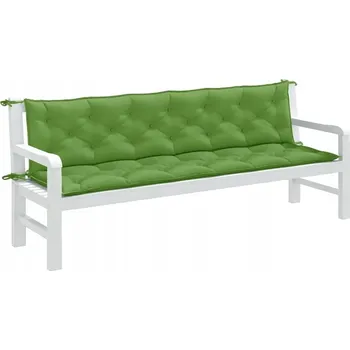 Podsedák Polštář VidaXL 200 x 50 x 7 zelený