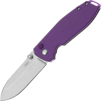 kapesní nůž Zavírací Nůž CRKT Squid XM Button Lock Violet 2495P