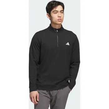 ADIDAS Tréninkové tričko Ultimate365 Classic Quarter-Zip S ČERNÁ