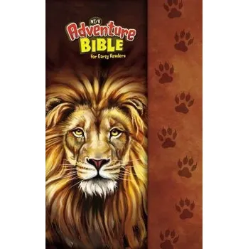 NIrV, Adventure Bible for Early Readers, Hardcover, Full Color, Magnetic Closure, Lion