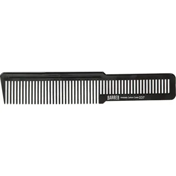 Antistatický karbonový hřeben MARMARA BARBER Antistatic carbon comb 037