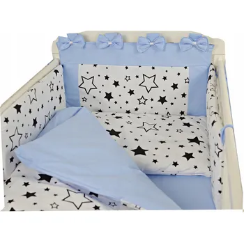 Povlečení DĚTSKÉ POVLEČENÍ DO POSTÝLKY 120X60 SADA 6 KS POVLEČENÍ 120X90 6dílné 120 x 90, 40 x 60 cm zipový uzávěr