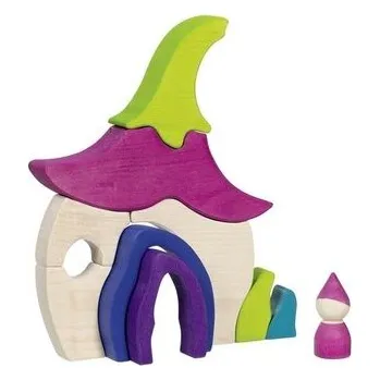 Dřevěná hračka Bajkowy domek wróżek 10el