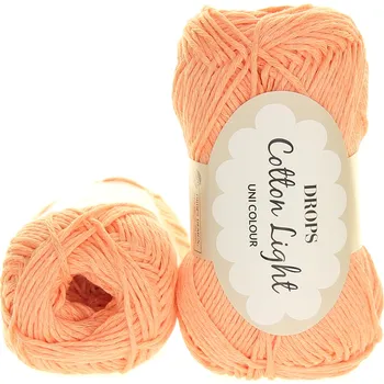 Příze Drops Cotton Light 53 broskvová