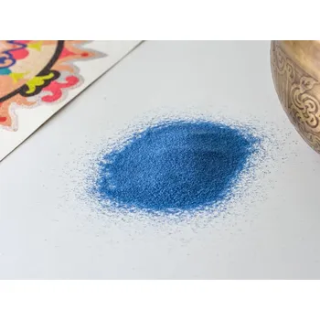 kreativní sada Radost v písku Barevný písek - DELFÍNOVĚ MODRÁ Varianta: 40g