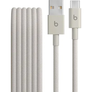 Datový kabel USB-A/USB-C Woven Cable 1,5m Stone BEATS