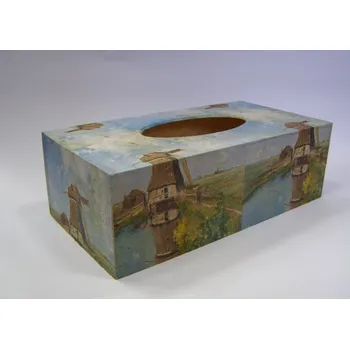 Krabice na papírové kapesníky - Mlýny Holandsko