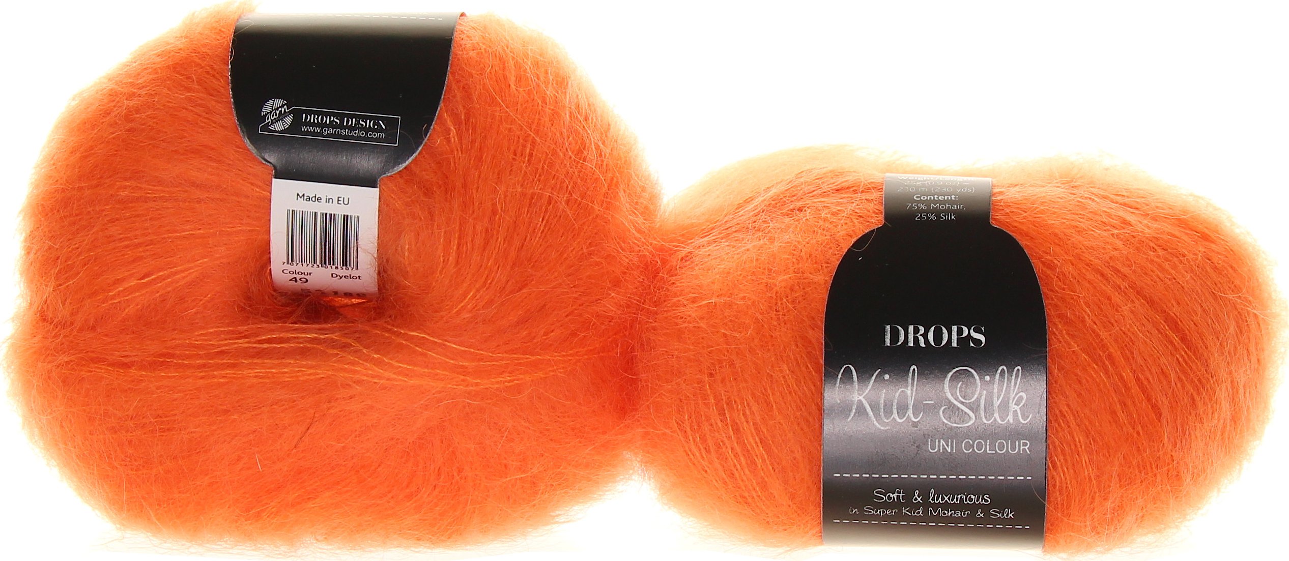 Drops Kid-Silk 49 oranžová