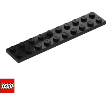 Stavebnice LEGO LEGO® Dílky LEGO Podložka 2x10 / 3832 Barva: Černá 3832