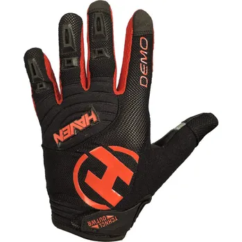 Cyklistické rukavice Haven Demo long cyklo rukavice black/red Velikost: 3XL