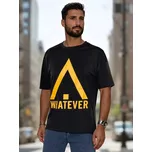 Tshirt Pánské tričko s potiskem RX5665 Barva: Černá, Velikost: L