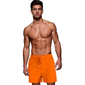 Pánské kraťasy Dstreet Pánské plavecké šortky koupací kraťasy SX2456 Barva: Oranžová, Velikost: 2XL