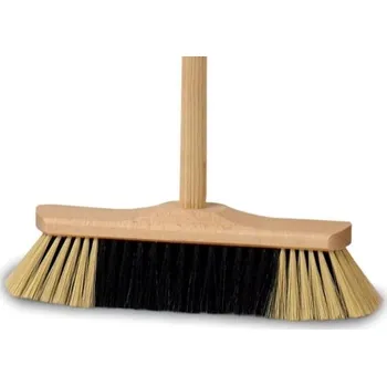 Smeták s dřevěnou tyčí syntetické vlákno – 120 cm - 213959