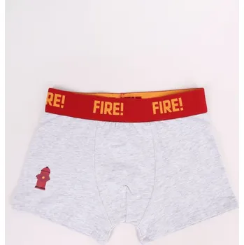 Chlapecké oblečení chlapecké boxerky YO BMB0019C FIRE šedé velikost oblečení - děti: 122/128