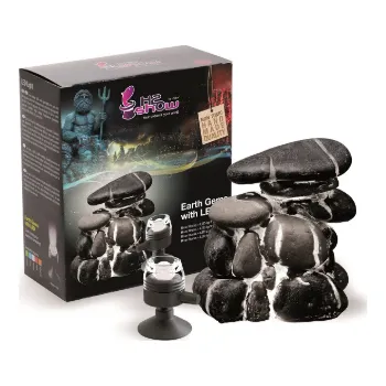 Dekorace do akvária Hydor HYDOR Dekorace H2shOw River Rocks s LED osvětlením Light White