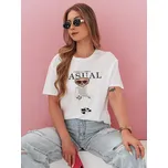 Dámské tričko s medvídkem MISTREET RY2873 Barva: Bílá, Velikost: L/XL