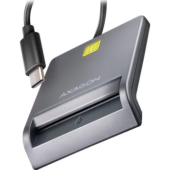 Čtečka paměťových karet AXAGON čtečka kontaktních smart karet USB-C (eObčanka) / Smart Card / CRE-SM3TC / USB type-C / 1,2m