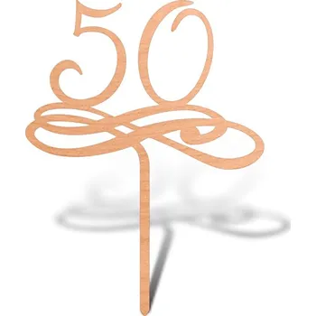 JarisWood Narozeninový zápich s číslem