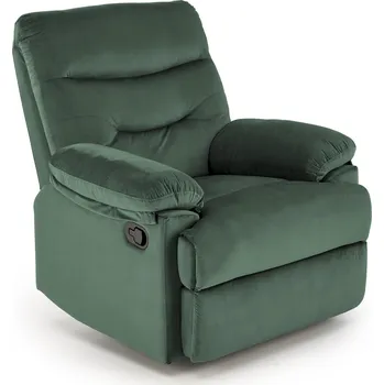 Křeslo HALMAR DRAGER polohovací křeslo tmavě zelené