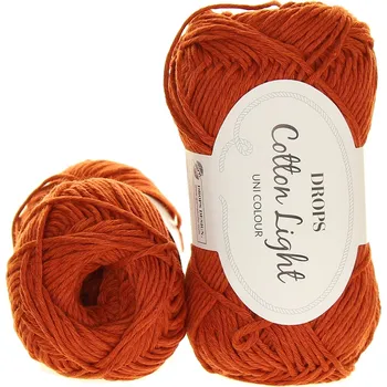 Příze Drops Cotton Light 35 rezavá